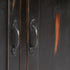 Rustika Rowe -  Sideboard Black 160x40x80 cm Solid Mango Wood